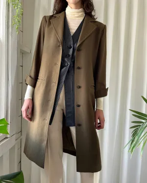 80s YSL Olive Wool Jacket | M