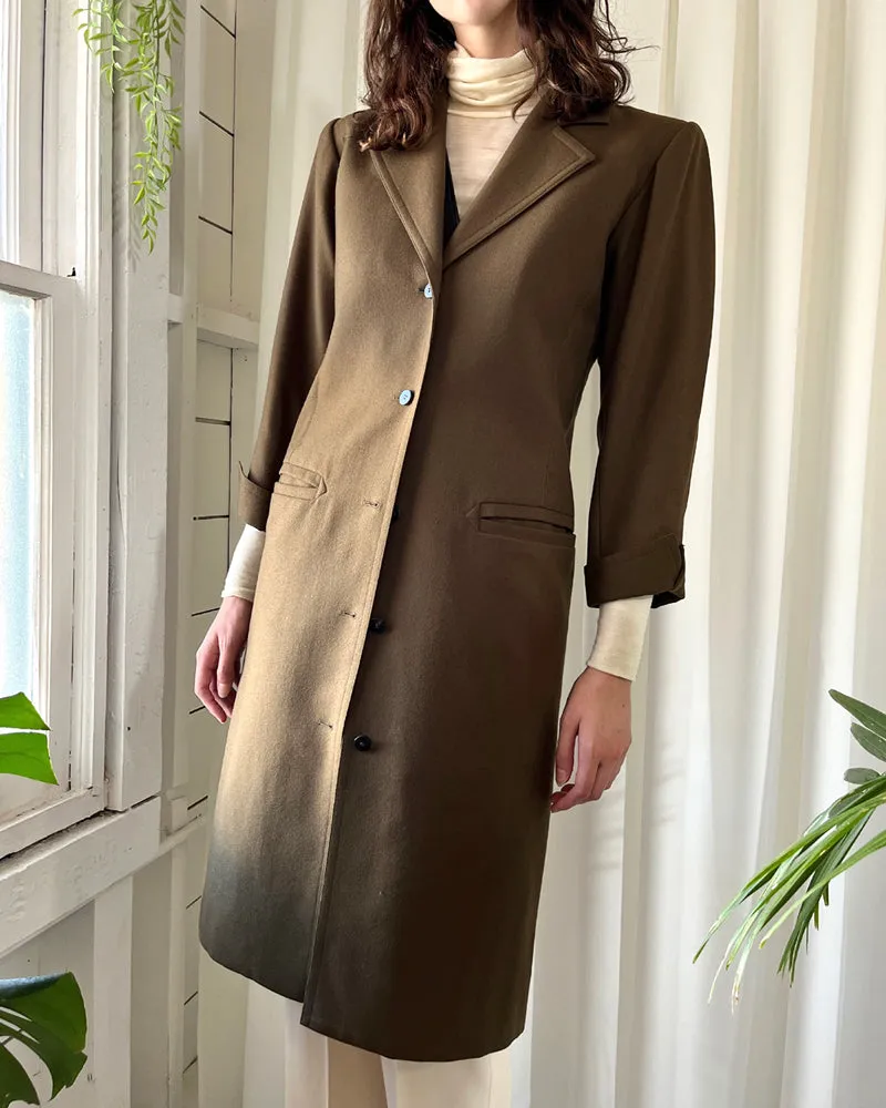 80s YSL Olive Wool Jacket | M
