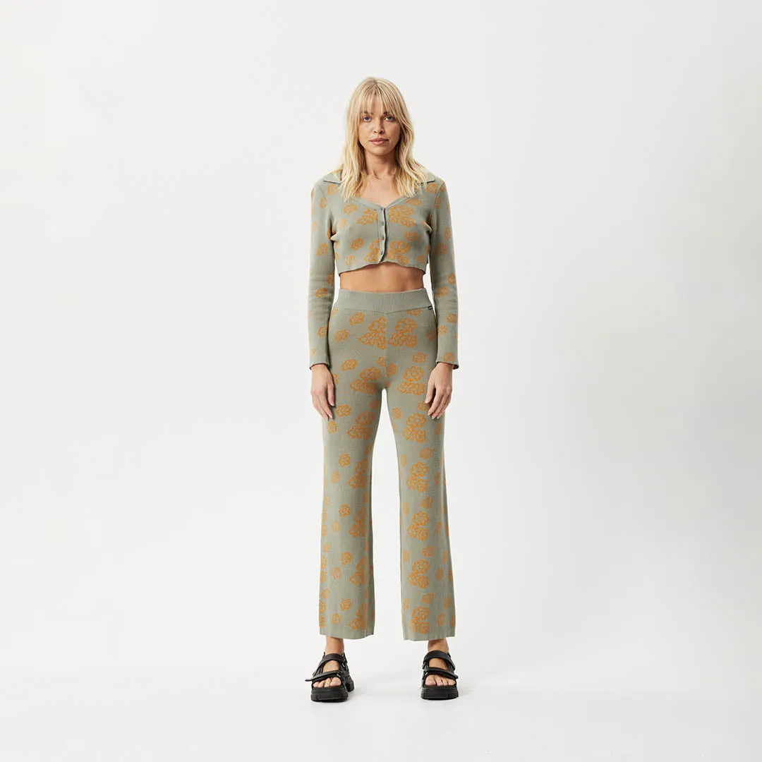 AFENDS Womens Clara - Knit Pants - Olive