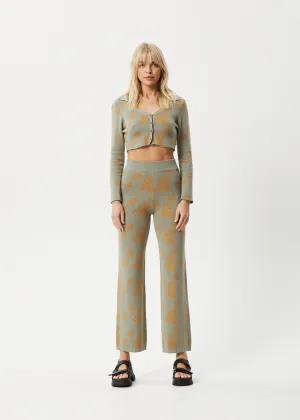AFENDS Womens Clara - Knit Pants - Olive