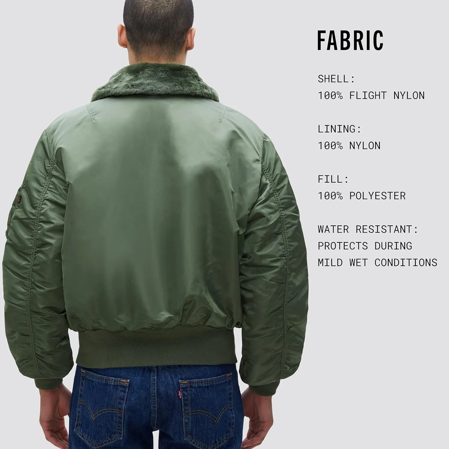 Alpha Industries Men's B-15 Flight Jacket