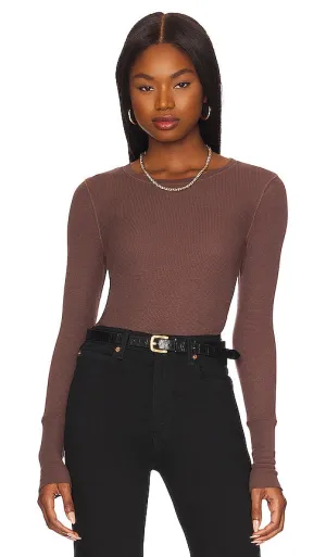 Bobi Modal Thermal Top in Brown
