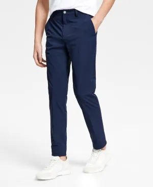 Calvin Klein Mens Slim Fit Solid Dress Pants Navy Blue 38 x 30