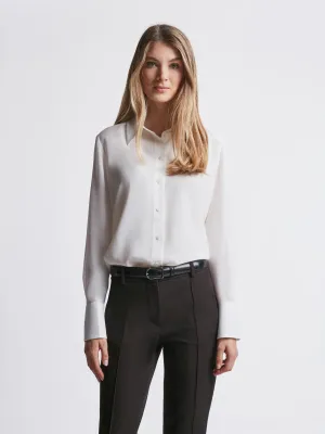 Classic silk blouse