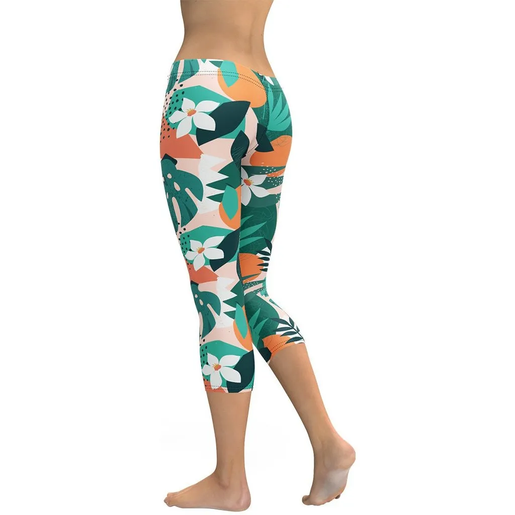 Contemporary Tropical Capris