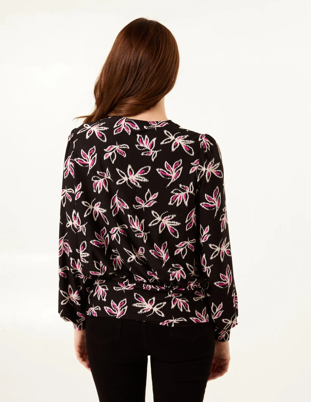 Deep Hem Wrap Top