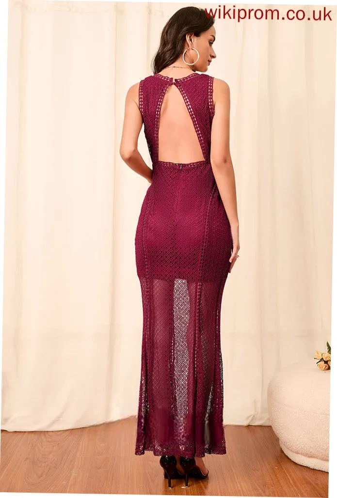 Elegant Noemi Lace V-Neck Dresses Club Dresses Bodycon Maxi Sleeveless