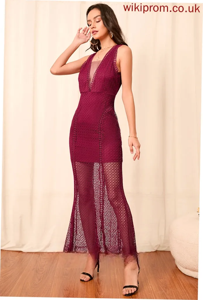 Elegant Noemi Lace V-Neck Dresses Club Dresses Bodycon Maxi Sleeveless