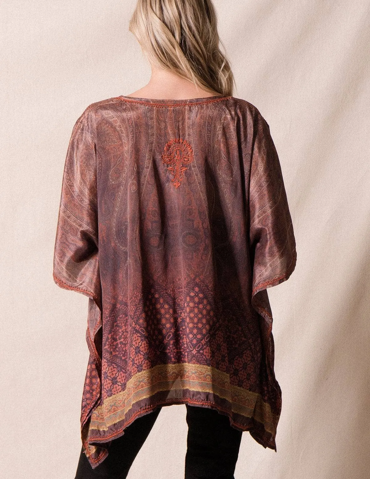 Fair Trade Flowy Tunic - Amber
