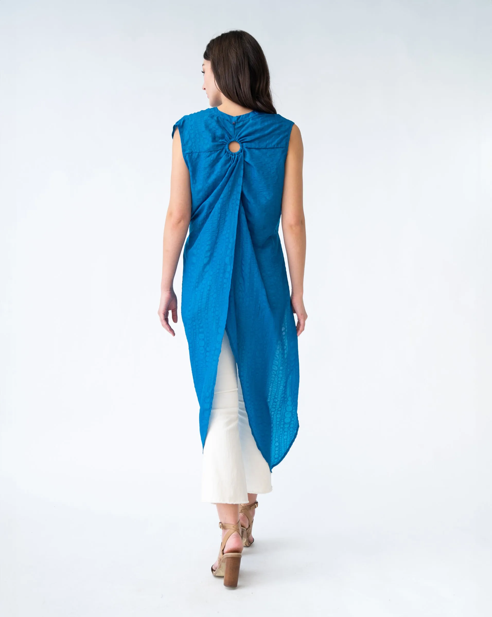 FINAL SALE - Longline Ring-Back Tunic Top