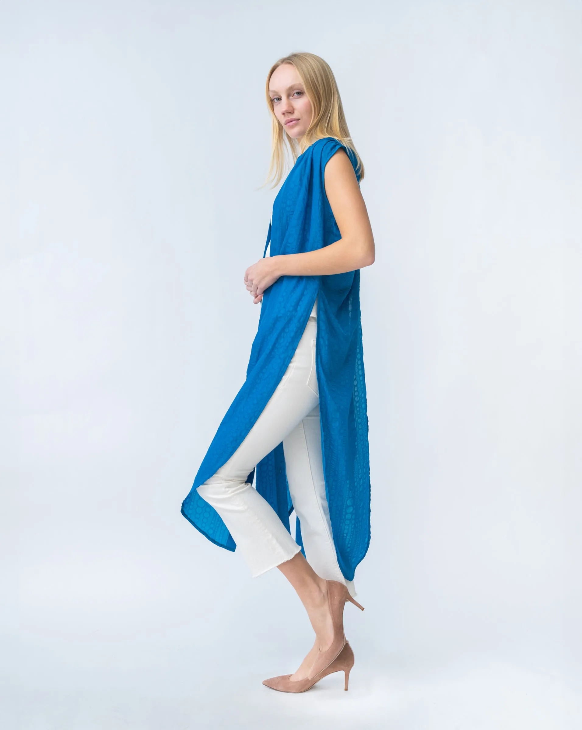 FINAL SALE - Longline Ring-Back Tunic Top