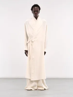 Fluid Kimono Style Coat (25E96MRD17-004-IVORY)