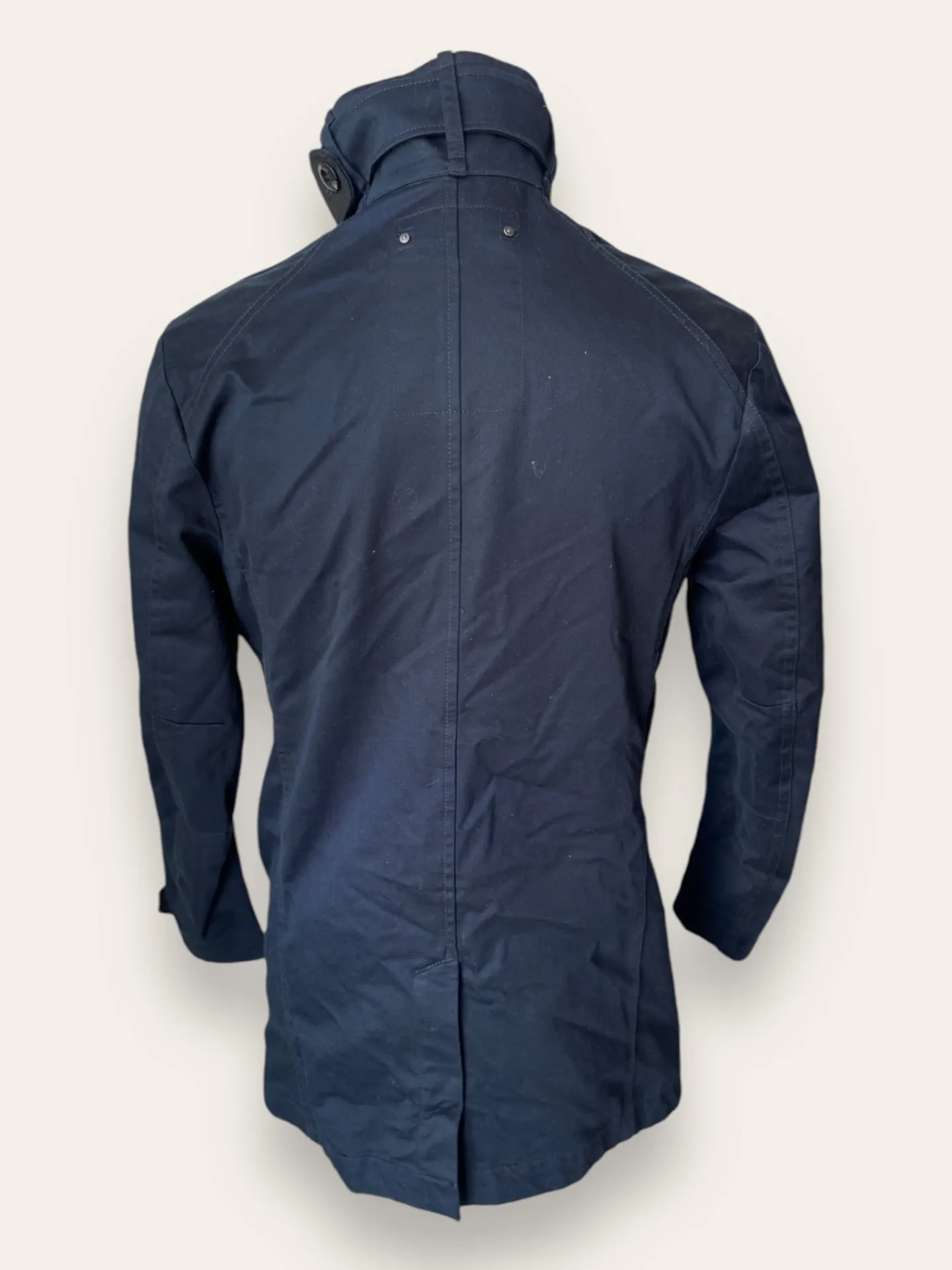 G-STAR RAW Navy Trench Coat L