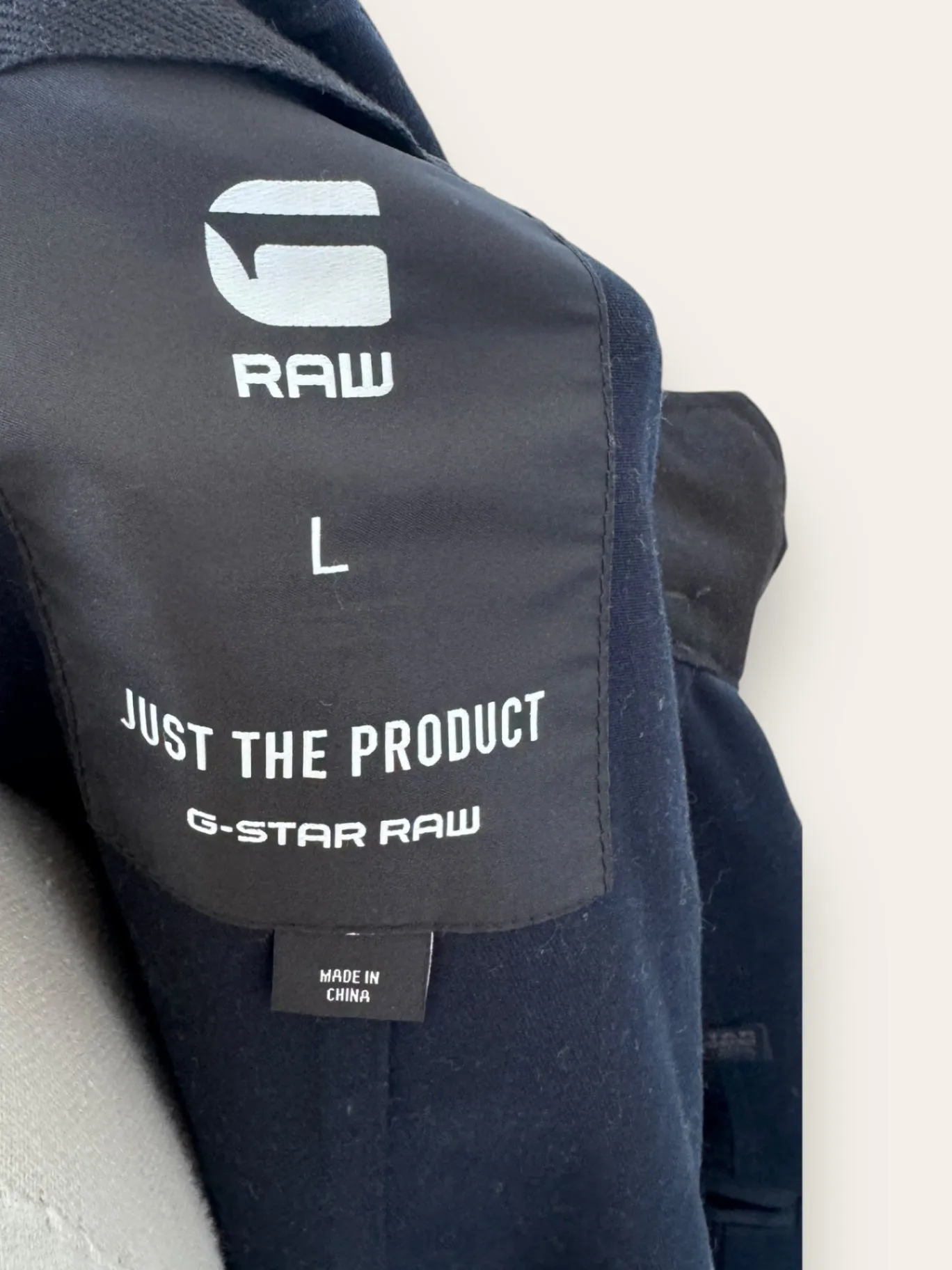 G-STAR RAW Navy Trench Coat L