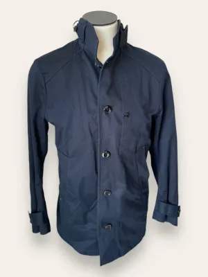 G-STAR RAW Navy Trench Coat L