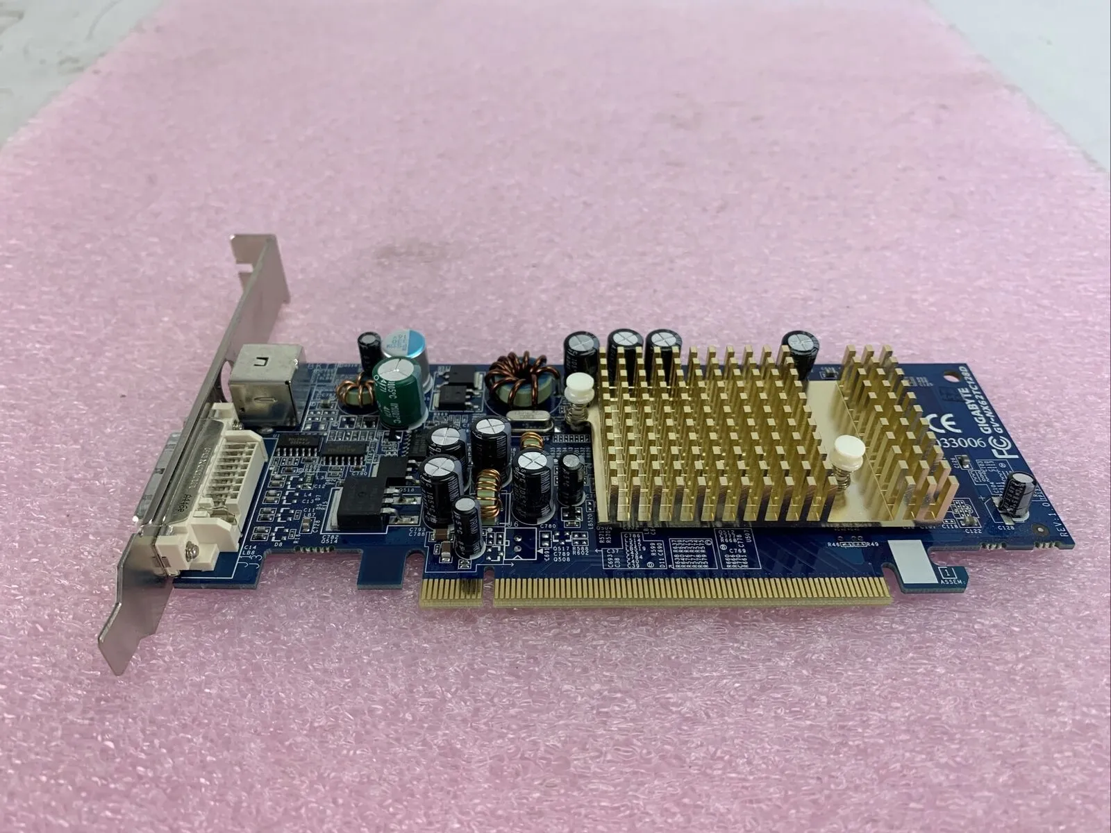 GIGABYTE GeForce 6200TC 128MB DDR PCIe Graphics Card GV-NX62TC128D