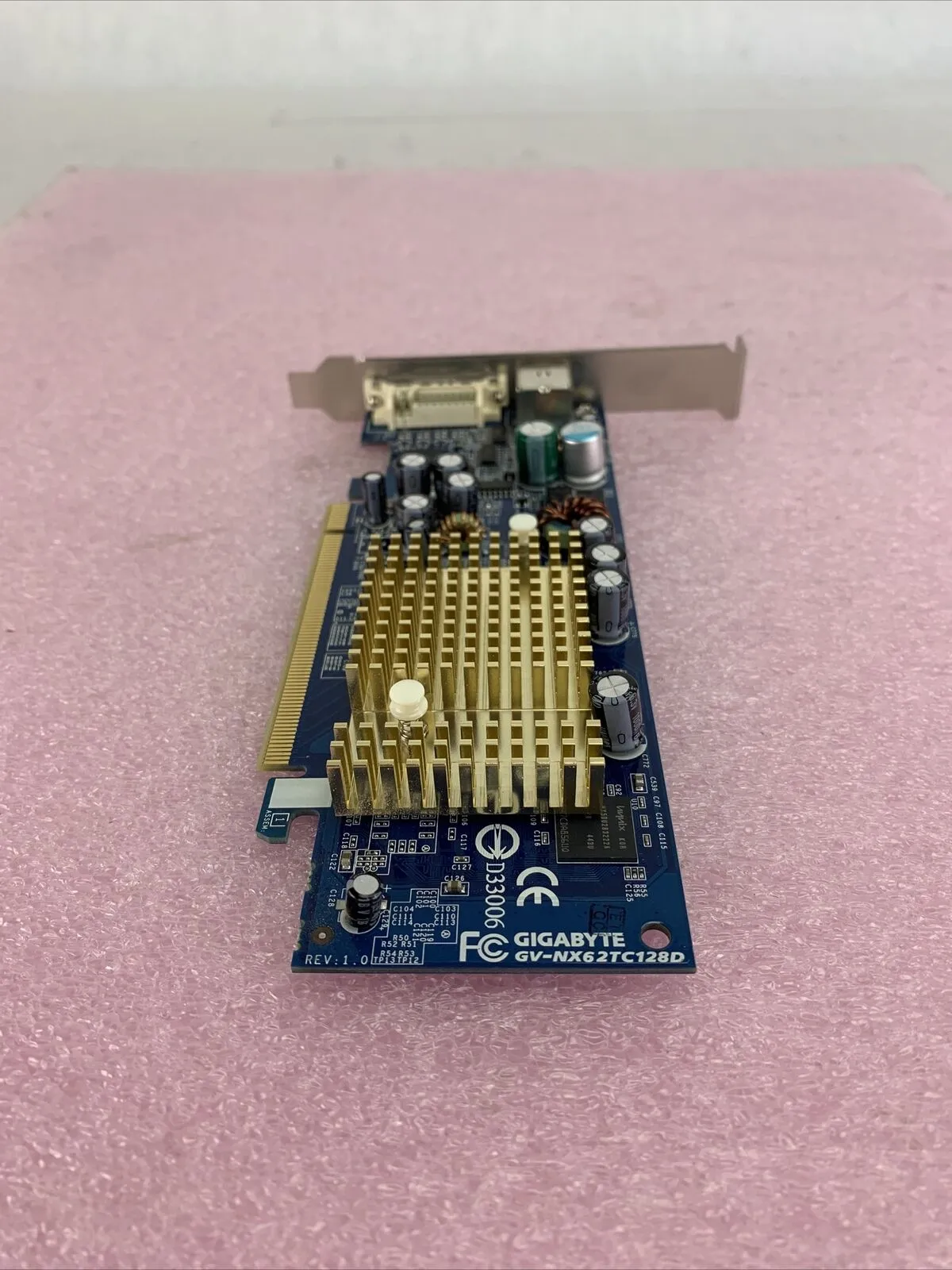 GIGABYTE GeForce 6200TC 128MB DDR PCIe Graphics Card GV-NX62TC128D