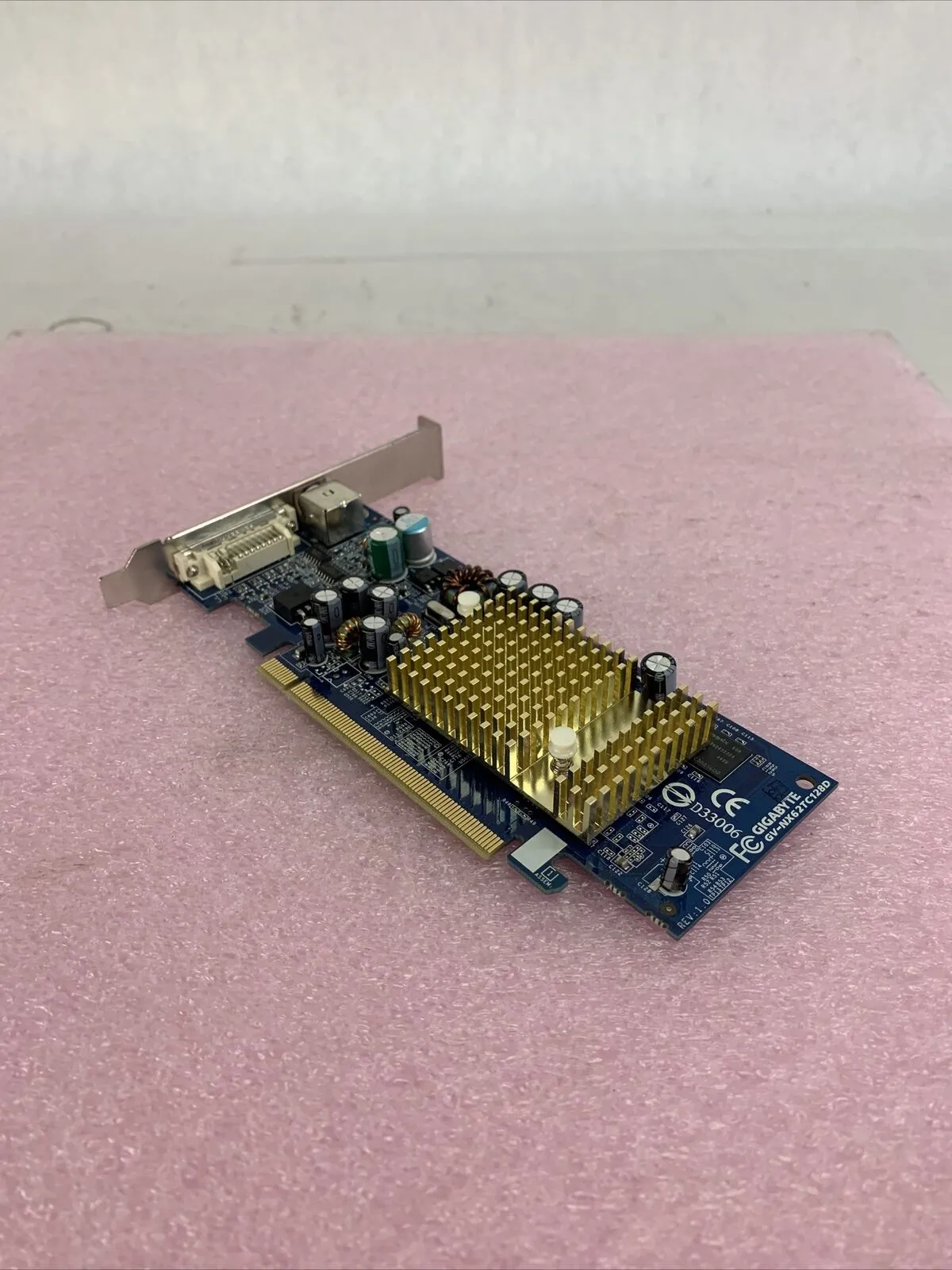 GIGABYTE GeForce 6200TC 128MB DDR PCIe Graphics Card GV-NX62TC128D