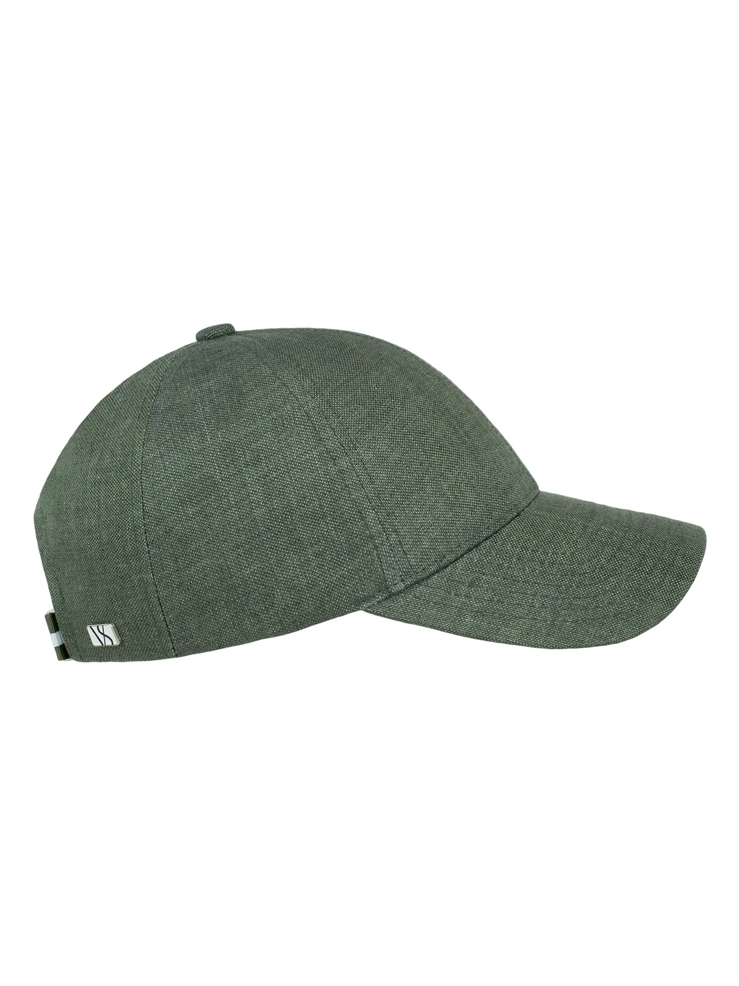 Linen Structured Cap French Olive