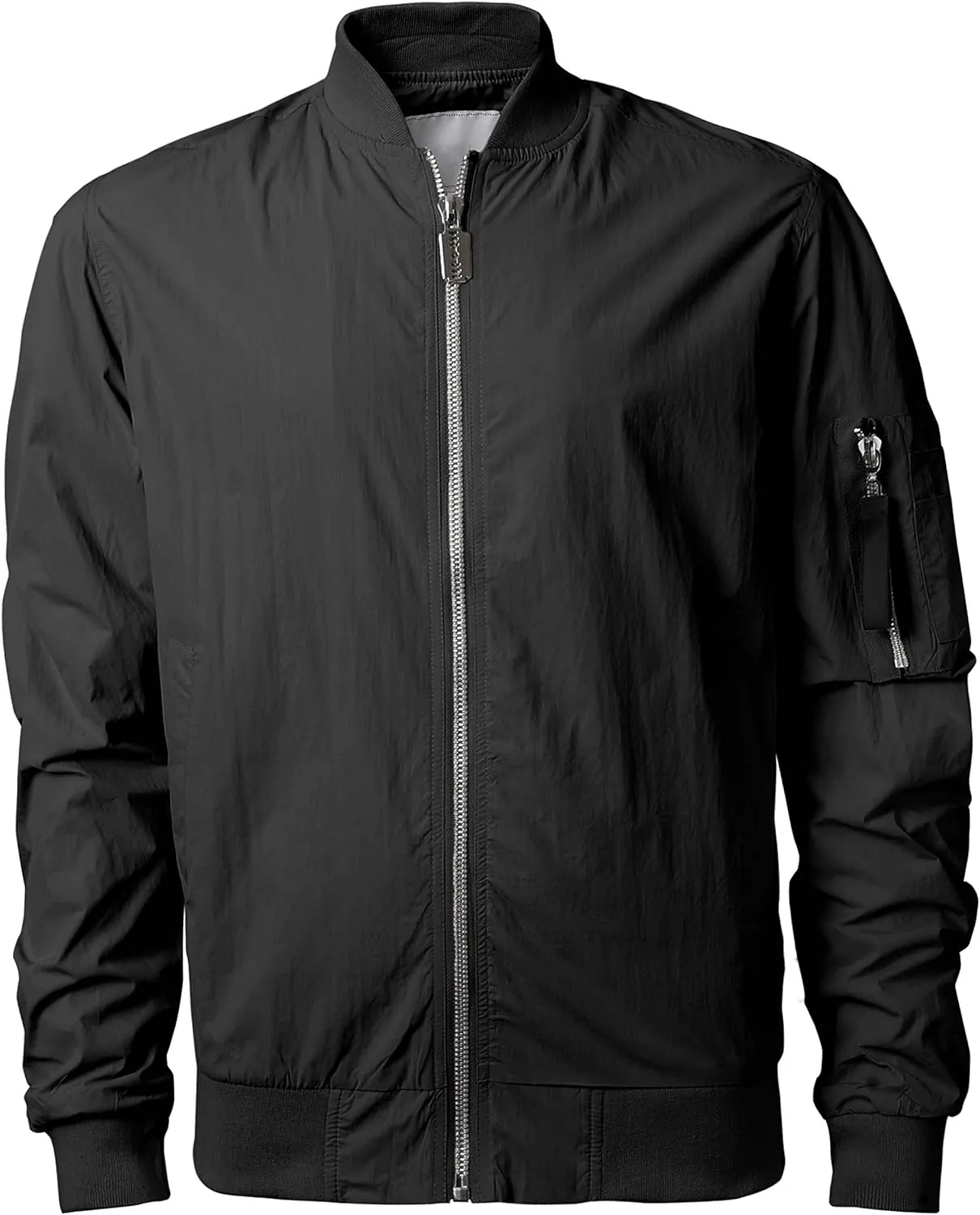 Mens MA-1 Flight Bomber Jacket Active Casual Military Outwear