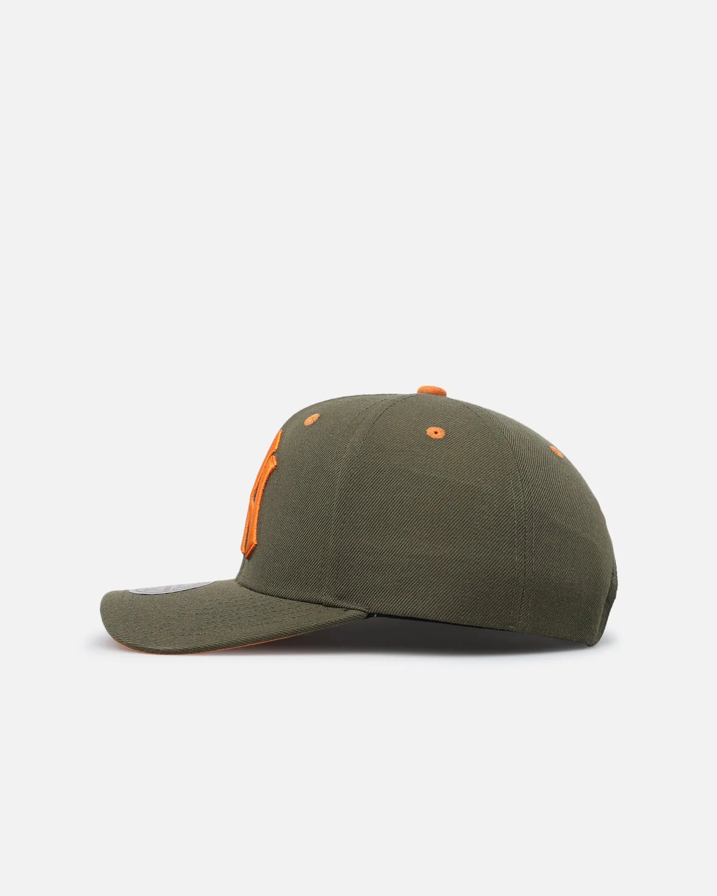 Mitchell & Ness New York Yankees 'Harmony of Hues' Pro Crown Snapback Olive/Orange