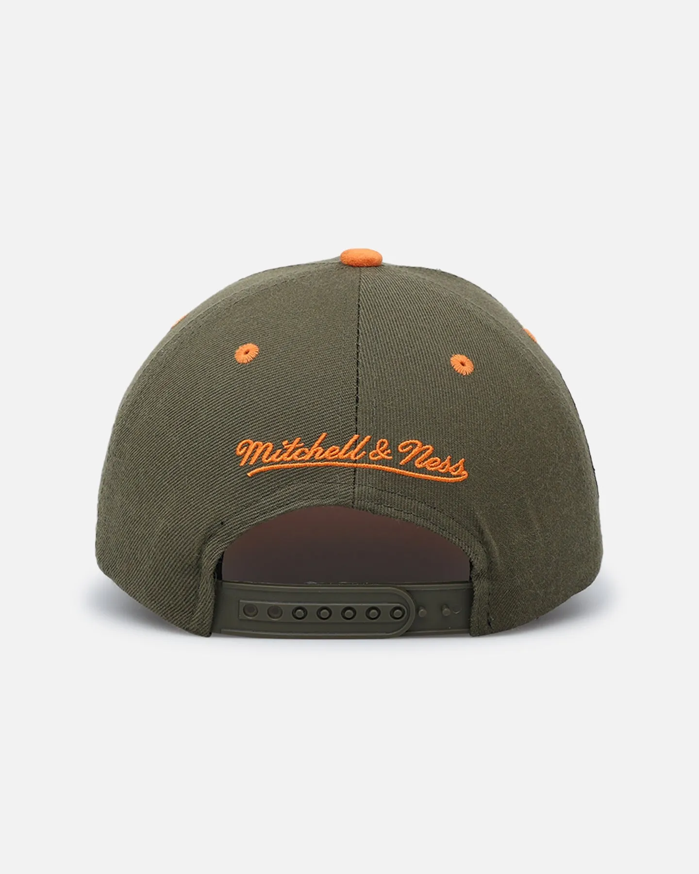 Mitchell & Ness Vancouver Grizzlies 'Harmony Of Hues' Pro Crown Snapback Olive/Orange