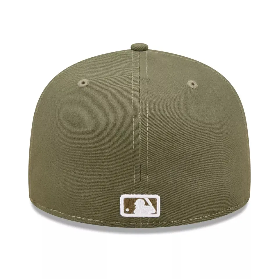 NEW ERA 59FIFTY MLB NEW YORK YANKEES OLIVE FITTED CAP
