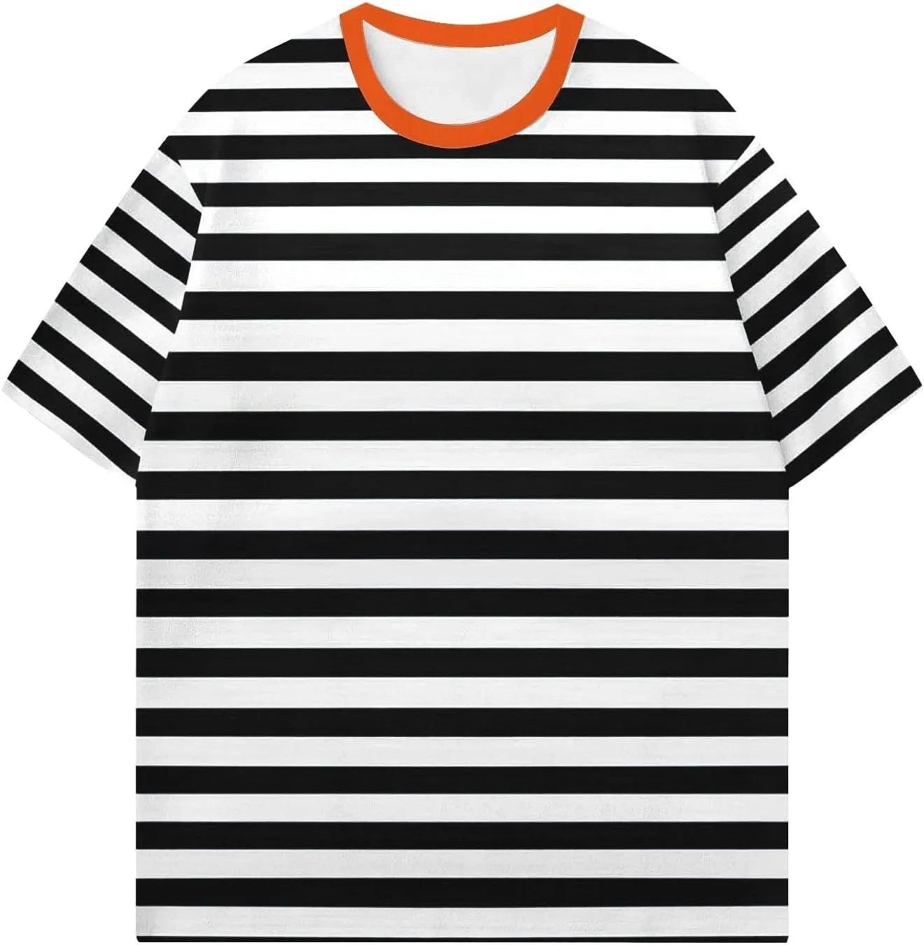 Oversized T Shirts for Women Casual Summer Striped Tops Crew Neck Graphic Tees Short Sleeve Tshirt Loose Fit Pullover