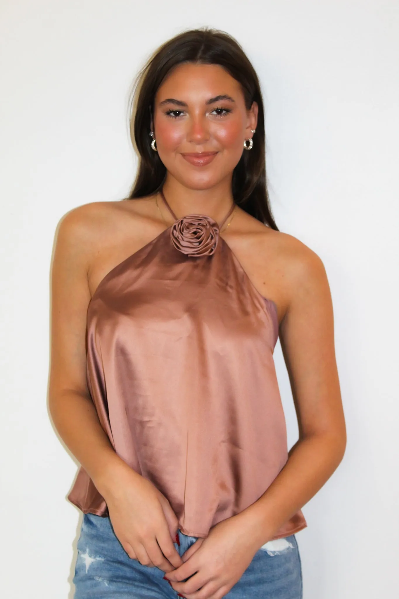 Picking Petals Halter Top
