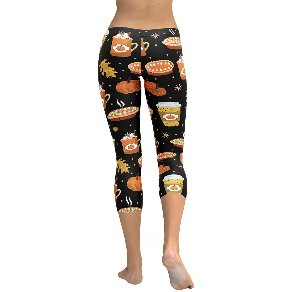 Pumpkin Season Capris