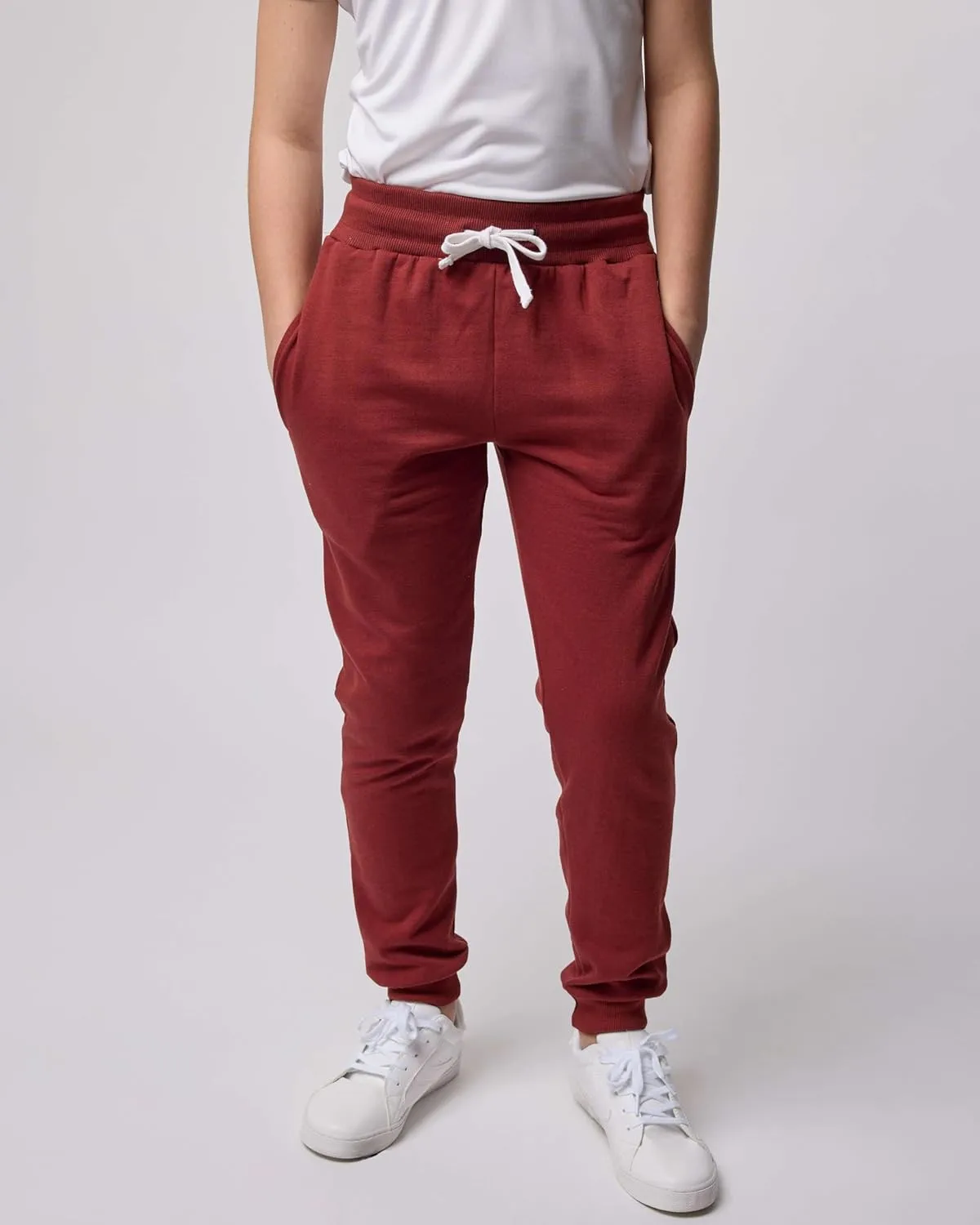 Real Essentials 3 Pack: Boys Cotton Active Fleece Jogger Sweatpants