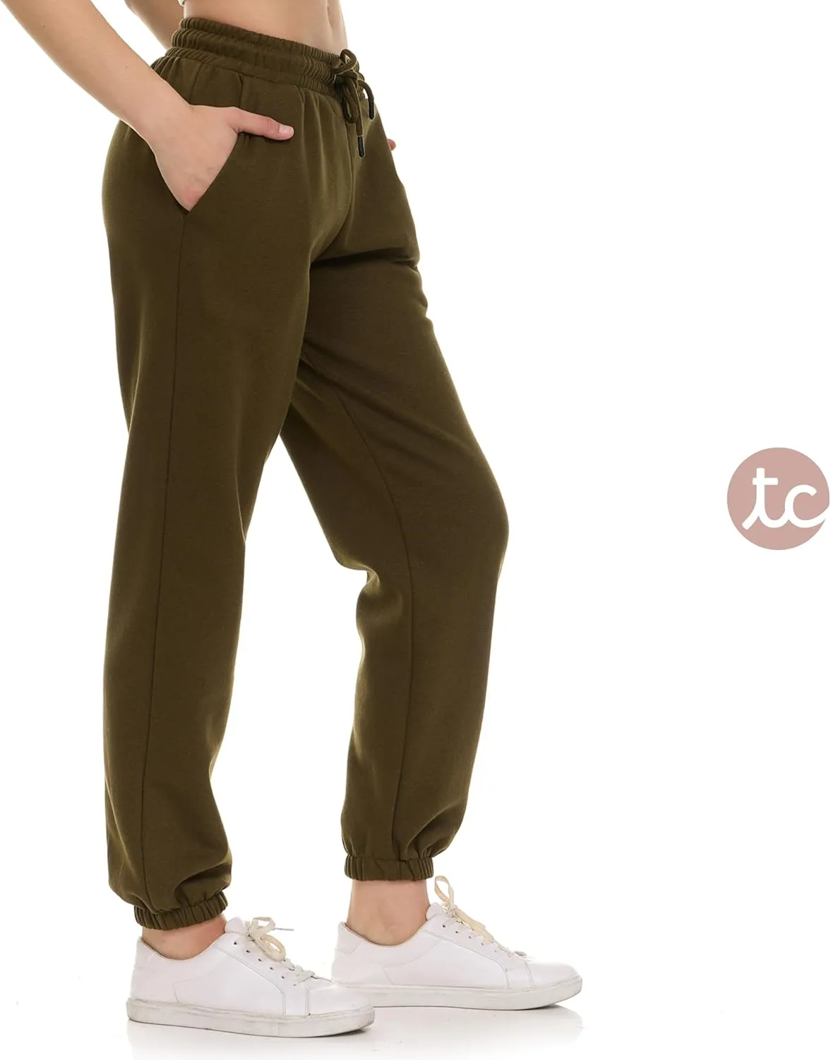 Sweatpants for Women, Closed Cinch Bottom Fleece Lounge Womens Oversized Joggers
