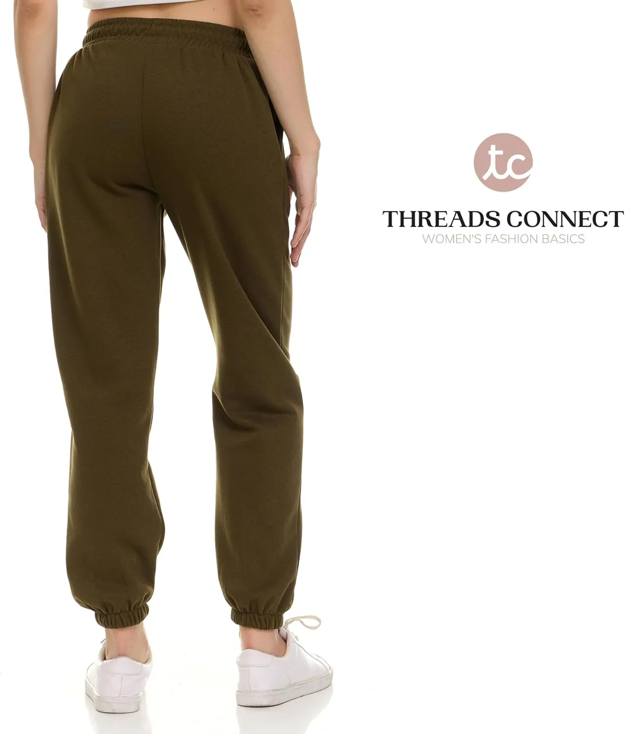 Sweatpants for Women, Closed Cinch Bottom Fleece Lounge Womens Oversized Joggers