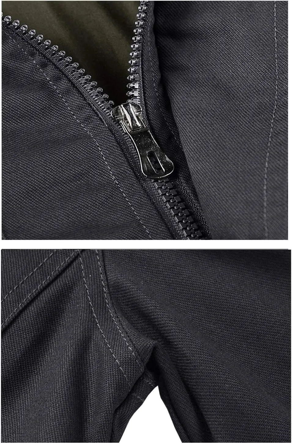 TACVASEN Men's Military Cargo Jacket with Multi Pockets