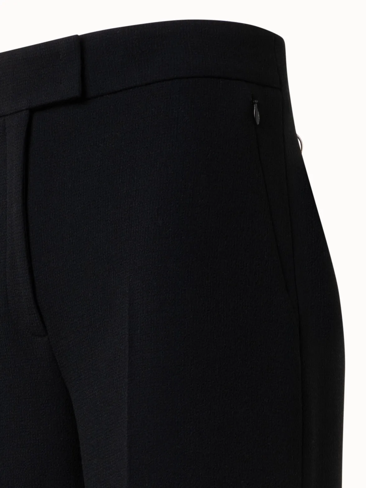 Wide Leg Pants in Wool Double-Face