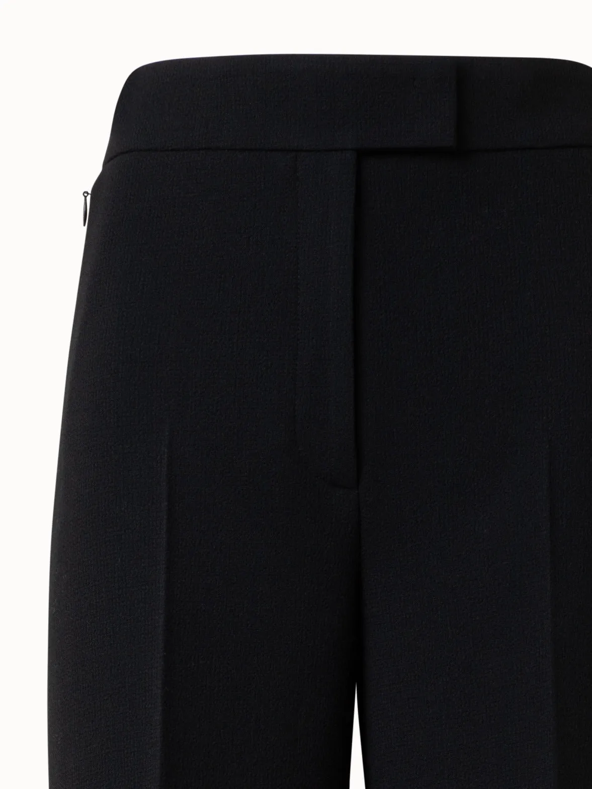 Wide Leg Pants in Wool Double-Face