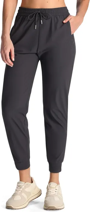 Women's Joggers Pants with Pockets Lightweight Quick Dry Hiking Joggers for Athletic Casual Workout Running Lounge