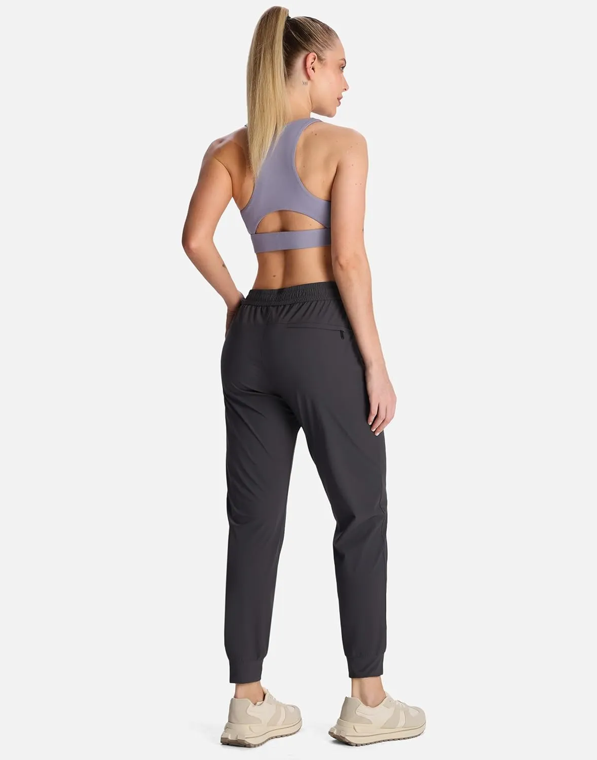Women's Joggers Pants with Pockets Lightweight Quick Dry Hiking Joggers for Athletic Casual Workout Running Lounge