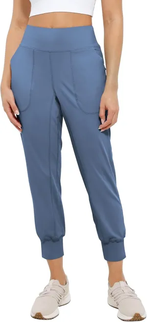 Women's Lightweight Joggers Pants Without Drawstring Running Sweatpants with Pockets for Women Lounge Travel